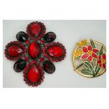 2 Pretty Brooch/Pins