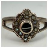 Sterling Silver Onyx Ring