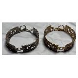 2 Different Tone Brighton(?) Bracelets