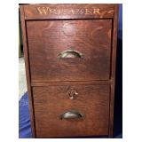 Antique Style Whitaker Wooden File Cabinet