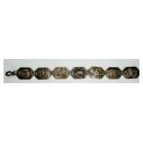 Silver-tone Native American Bracelet