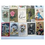 20 Antique and Vintage Postcards