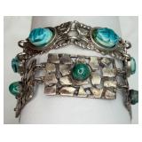 2 Pretty VTG Silver-tone Bracelets