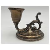Antiq Sterling Victorian-style Chamberstick