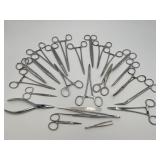 Lot of Stainless Steel Surgical Instruments
