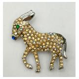 Vintage 'Oleet' Donkey Pin