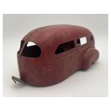 Vtg Wyandotte Steel Toy Airstream Camper Trailer