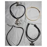 4 Leather-Style Fashion Necklaces