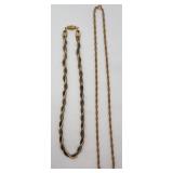 2 Fashion Twisted Necklaces