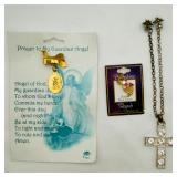 3 Christian Brooch/Pins