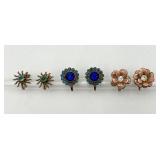 3 Pair of Vintage Ear Screws