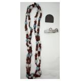 Fashion Necklace & 2 Coca-Cola Items