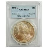 1898-O Morgan Silver Dollar PCGSMS64