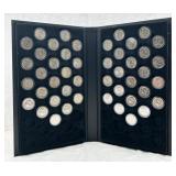 46-2002-2024 Kennedy Half Dollars in Display Case
