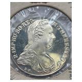 1780 Maria Theresa Thaler Silver Proof Coin