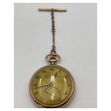 19 Jewel Illinois Gold Filled Pocket Watch w/Fob