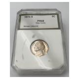 1970-S Jefferson Nickel, PCI PR68 DCAM