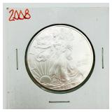2008 American Silver Eagle Silver Coin