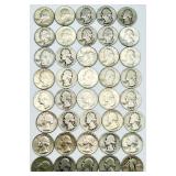 Roll of 40 - 90% Silver Quarters