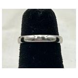 Platinum Tiffany & Co. Wedding Band, Size 5.5