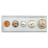 1961 U.S. Mint Proof Coins Set 90% Silver