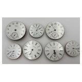 7 Vtg & Antique Waltham Pocket Watch Movements