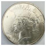 1922 Uncirculated Peace Dollar