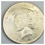 1923 Uncirculated Peace Dollar