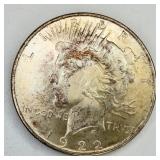 1922 Uncirculated Peace Dollar
