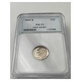 1983-S Roosevelt Dime NGC PR-70 Deep Cameo