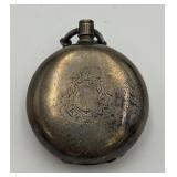 Antique Coin Silver Pocket Watch Case