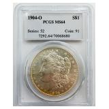 1904-O Morgan Silver Dollar PCGSMS64