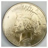 1922 Uncirculated Peace Dollar