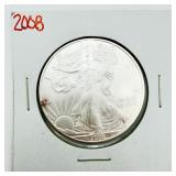 2008 American Silver Eagle Silver Coin