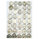 Roll of 40 - 90% Silver Quarters