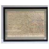 Official Railroad Map of Kansas