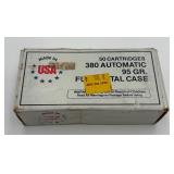 Box of 50 - 380 Automatic 95 Grain Bullets