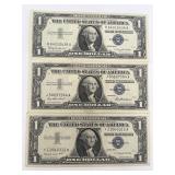 UNC $1 Blue Seal $1 Silver Certificates