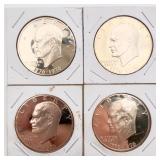 (4) 1776-1976-S Eisenhower Silver Dollars