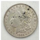 1921-D Morgan Silver Dollar