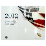 2012 U.S Mint Annul Uncirculated Dollar Coin Set