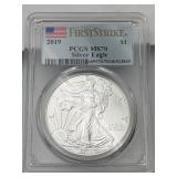 2019  American Silver Eagle 1st Strike