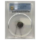 1843 Republica Mexicana 1/4 Real MILR PCGS XF45