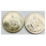 2 1982-D George Washington Half Dollar 90% Silver