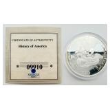2000 Republic of Liberia $20 Dollars Proof Coin