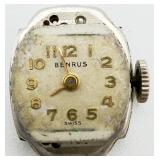 VTG 14K Gold Benrus Ladies Watch