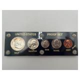 1950 US Proof Set Coins 90% Silver