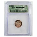 2000-S Roosevelt Dime 90% Silver