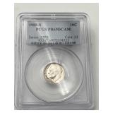 1985-S Roosevelt Dime PCGS PR69 DCAM