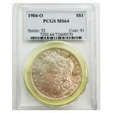 1904-O Morgan Silver Dollar PCGSMS64
